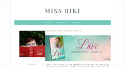 Desktop Screenshot of missriki.com